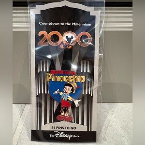 NWT• Disney “Countdown To The Millennium” Pinocchio Collectible Pin
